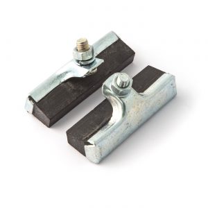 Road Brake Pad Standard stirup design, flat top.