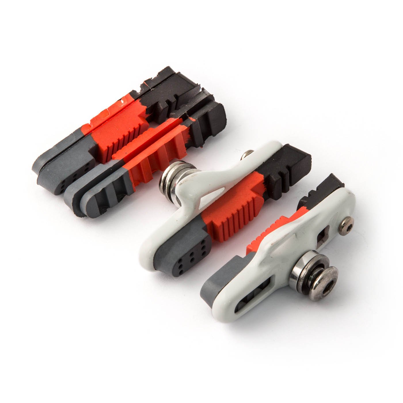 55MM Road calliper brake shoe all weather compound inc spare pads AM PACKED