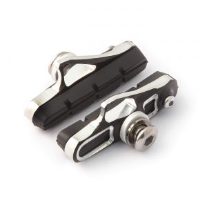 Road Brake Pad Ultra Liteweight CNC Machined carrier compatiable witjh all major systems