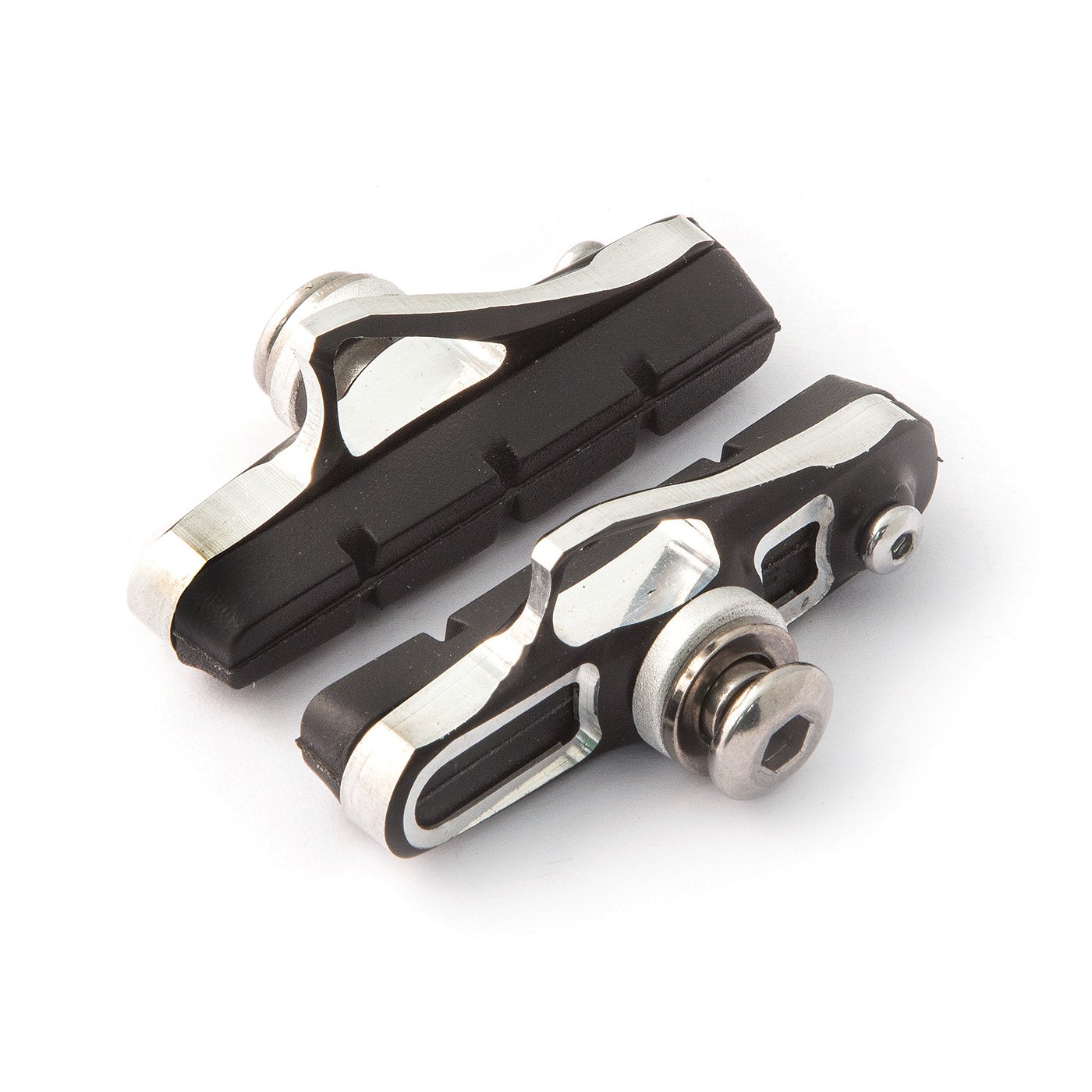 Road Brake Pad Ultra Liteweight CNC Machined carrier compatiable witjh all major systems