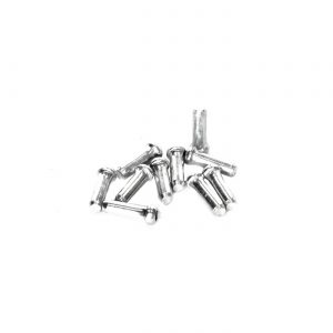 Silver Wire End Covers Dispenser Pot Of 500 (AM)