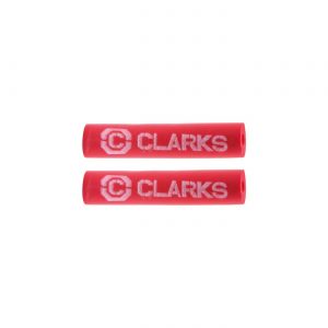 FPX4 RED X Frame Protectors 40mm Length Branded With Claks Logo White ( AFTERMARKET )