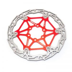180MM RED FLOATING ROTOR, Clarks Packaging with 6 rotor bolts,Stainless steel outer, Alloy Inner