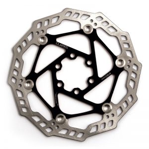 160mm Black Floating Rotor 420 Stainless Steel Carrier  & Braking Band