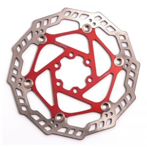 180mm Red Floating Rotor 420 Stainless Steel Carrier & Braking Band